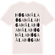 Vintage White t-shirt med Högamåla ordlek t-shirt