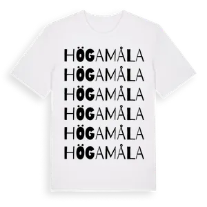 Högamåla ordlek t-shirt – ekologisk bomull t-shirt från Pinshirt