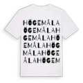 Högemåla ordlek t-shirt