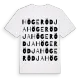Högerödja ordlek t-shirt