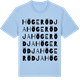 Blue Soul t-shirt med Högerödja ordlek t-shirt