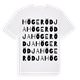 Högerödja ordlek t-shirt