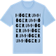 Blue Soul t-shirt med Högerum ordlek t-shirt