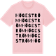 Pink Cotton t-shirt med Högeström ordlek t-shirt