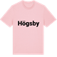 Pink Cotton t-shirt med Högsby fetstil t-shirt