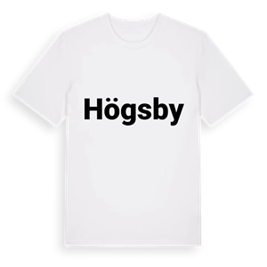 Högsby fetstil t-shirt – ekologisk bomull t-shirt från Pinshirt