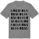 Mid Heather Gray t-shirt med Högsholm ordlek t-shirt