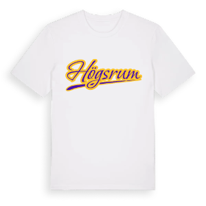 Högsrum baseball t-shirt – ekologisk bomull t-shirt från Pinshirt