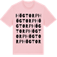 Pink Cotton t-shirt med Högtorp ordlek t-shirt