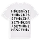 Hökenäset ordlek t-shirt