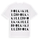 Holkakullen ordlek t-shirt