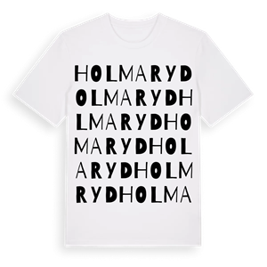 Holmaryd ordlek t-shirt – ekologisk bomull t-shirt från Pinshirt