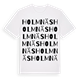Holmnäs ordlek t-shirt