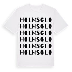 Holmsglo ordlek t-shirt – ekologisk bomull t-shirt från Pinshirt
