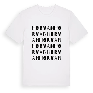 Horvan ordlek t-shirt – ekologisk bomull t-shirt från Pinshirt