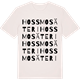 Vintage White t-shirt med Hossmo säteri ordlek t-shirt