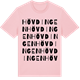 Pink Cotton t-shirt med Hövdingen ordlek t-shirt