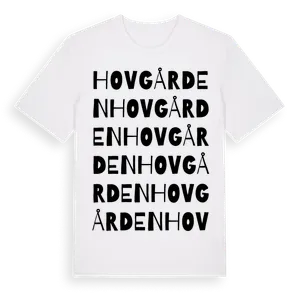 Hovgården ordlek t-shirt – ekologisk bomull t-shirt från Pinshirt