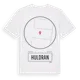 White t-shirt med Huldran t-shirt