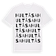 Hultåsa ordlek t-shirt