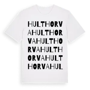 Hulthorva ordlek t-shirt – ekologisk bomull t-shirt från Pinshirt