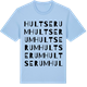 Blue Soul t-shirt med Hultserum ordlek t-shirt