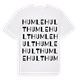 Humlehult ordlek t-shirt