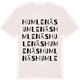 Vintage White t-shirt med Humlenäs ordlek t-shirt