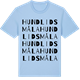 Blue Soul t-shirt med Hundlidsmåla ordlek t-shirt