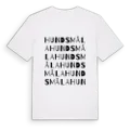 Hundsmåla ordlek t-shirt