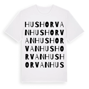 Hushorvan ordlek t-shirt – ekologisk bomull t-shirt från Pinshirt