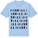 Blue Soul t-shirt med Husvalla ordlek t-shirt