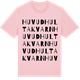 Pink Cotton t-shirt med Huvudhultakvarn ordlek t-shirt