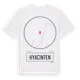 White t-shirt med Hyacinten t-shirt
