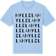 Blue Soul t-shirt med Hyllela ordlek t-shirt