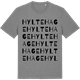 Mid Heather Gray t-shirt med Hyltehage ordlek t-shirt