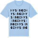 Blue Soul t-shirt med Hysinge ordlek t-shirt