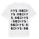 Hysinge ordlek t-shirt
