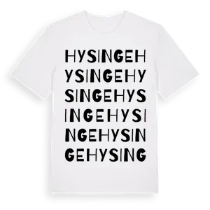 Hysinge ordlek t-shirt – ekologisk bomull t-shirt från Pinshirt