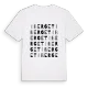 Iberget ordlek t-shirt