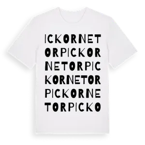 Ickornetorp ordlek t-shirt – ekologisk bomull t-shirt från Pinshirt