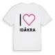 Jag älskar Idåkra t-shirt stort tryck