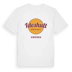 Ideshult cirkel t-shirt – ekologisk bomull t-shirt från Pinshirt