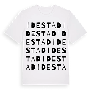 Idestad ordlek t-shirt – ekologisk bomull t-shirt från Pinshirt