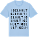 Blue Soul t-shirt med Igelhult ordlek t-shirt