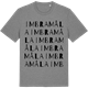 Mid Heather Gray t-shirt med Imbramåla ordlek t-shirt