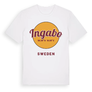 Ingabo cirkel t-shirt – ekologisk bomull t-shirt från Pinshirt