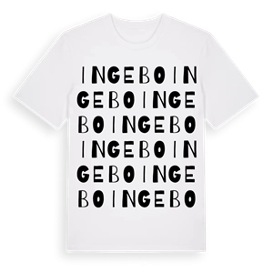 Ingebo ordlek t-shirt – ekologisk bomull t-shirt från Pinshirt