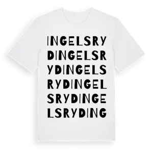 Ingelsryd ordlek t-shirt – ekologisk bomull t-shirt från Pinshirt