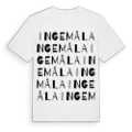 Ingemåla ordlek t-shirt